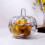 Glass pumpkin candy jar with lid 1 piece 5