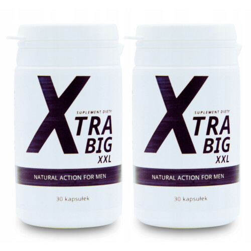2x XtraBig XXL - 30 κάψουλες Συμπλήρωμα ανδρισμού