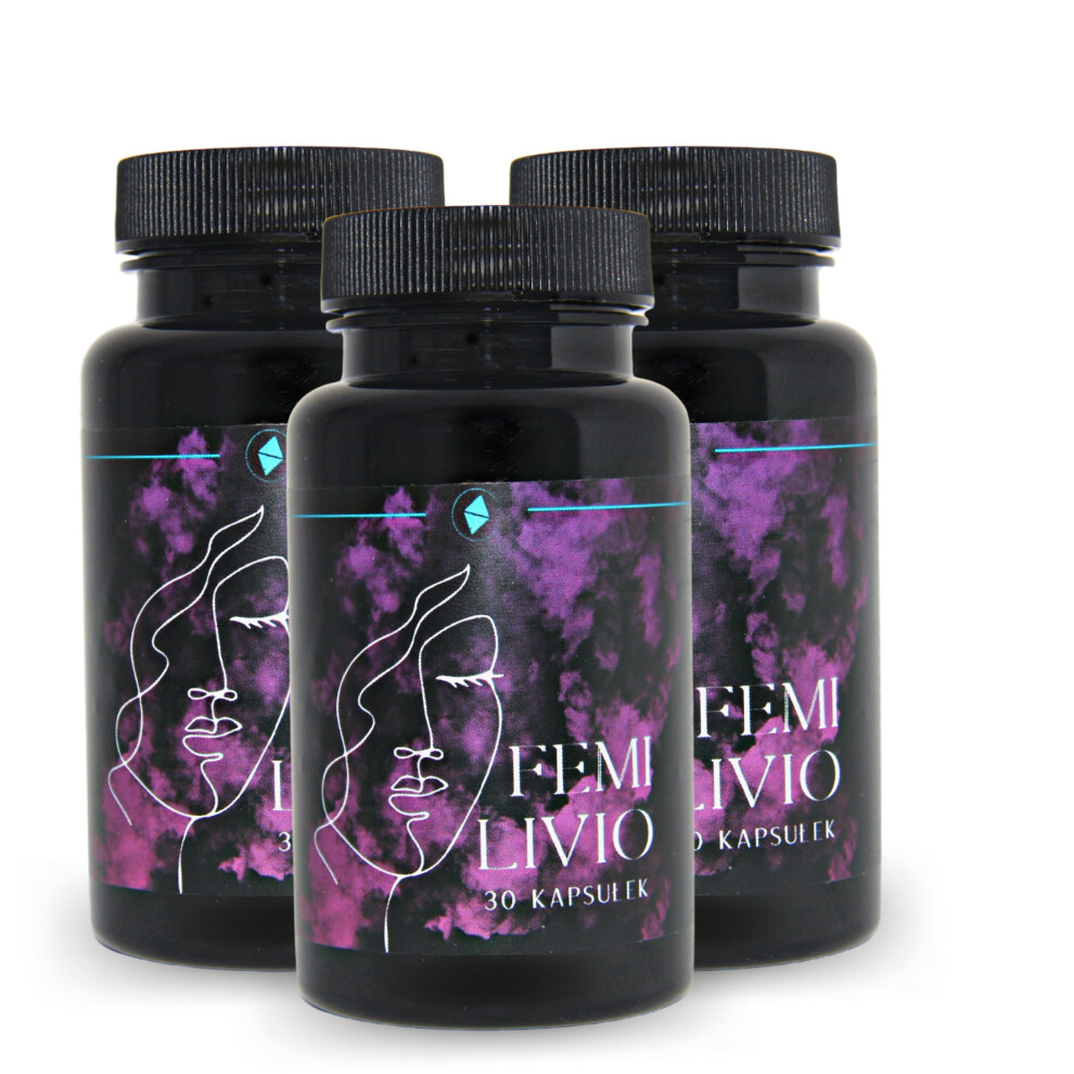 3x FEMILIVIO - LIBIDO AND ORGASM IMPROVEMENT CAPSULES FOR WOMEN 30 capsules SHS