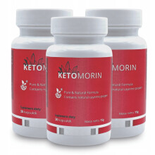 3x KETOMORIN - CÁPSULAS PODEROSAS PARA UM ALTO RENDIMENTO SAUDÁVEL E NATURAL 30pcs.