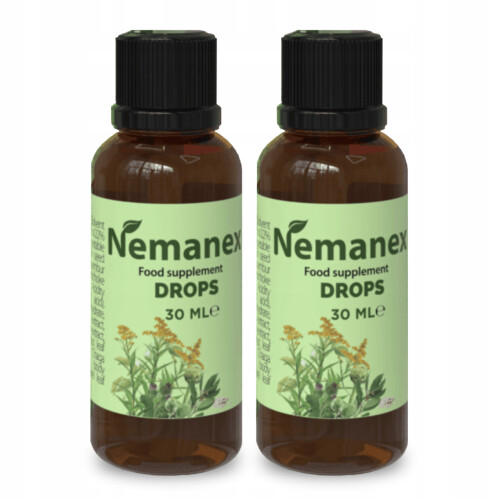 2x NEMANEX - DROPS TIL PASSPOTITE OG TOXIN SYGDOM 30ml