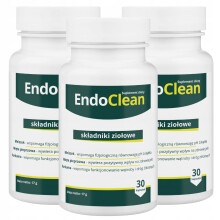3x EndoClean - Afgiftning af kroppen og støtte til tarmene 30 kapsler