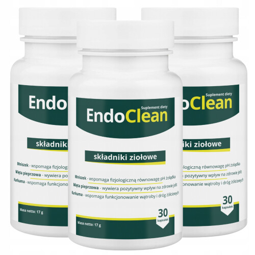 3x EndoClean - Αποτοξίνωση του οργανισμού και εντερική υποστήριξη 30 κάψουλες