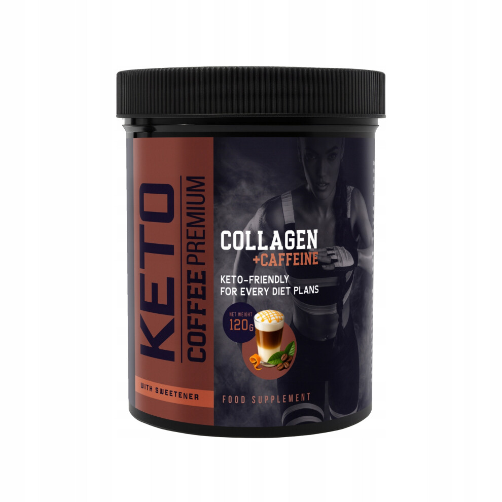 Keto Coffee Premium - Protein dietary supplement for weight loss support 120g