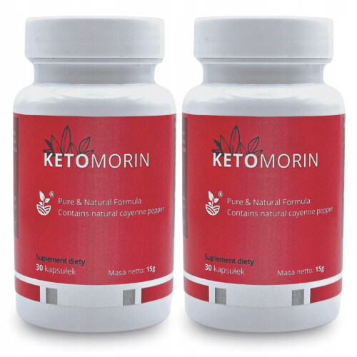 2x KETOMORIN - CÁPSULAS PODEROSAS PARA UM ALTO RENDIMENTO SAUDÁVEL E NATURAL 30pcs.