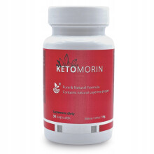 KETOMORIN - cápsulas potentes para perda de peso saudável e natural 30 pçs.