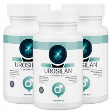 3x Urosilan - sundhedstilskud til prostata og urinveje 30 kapsler