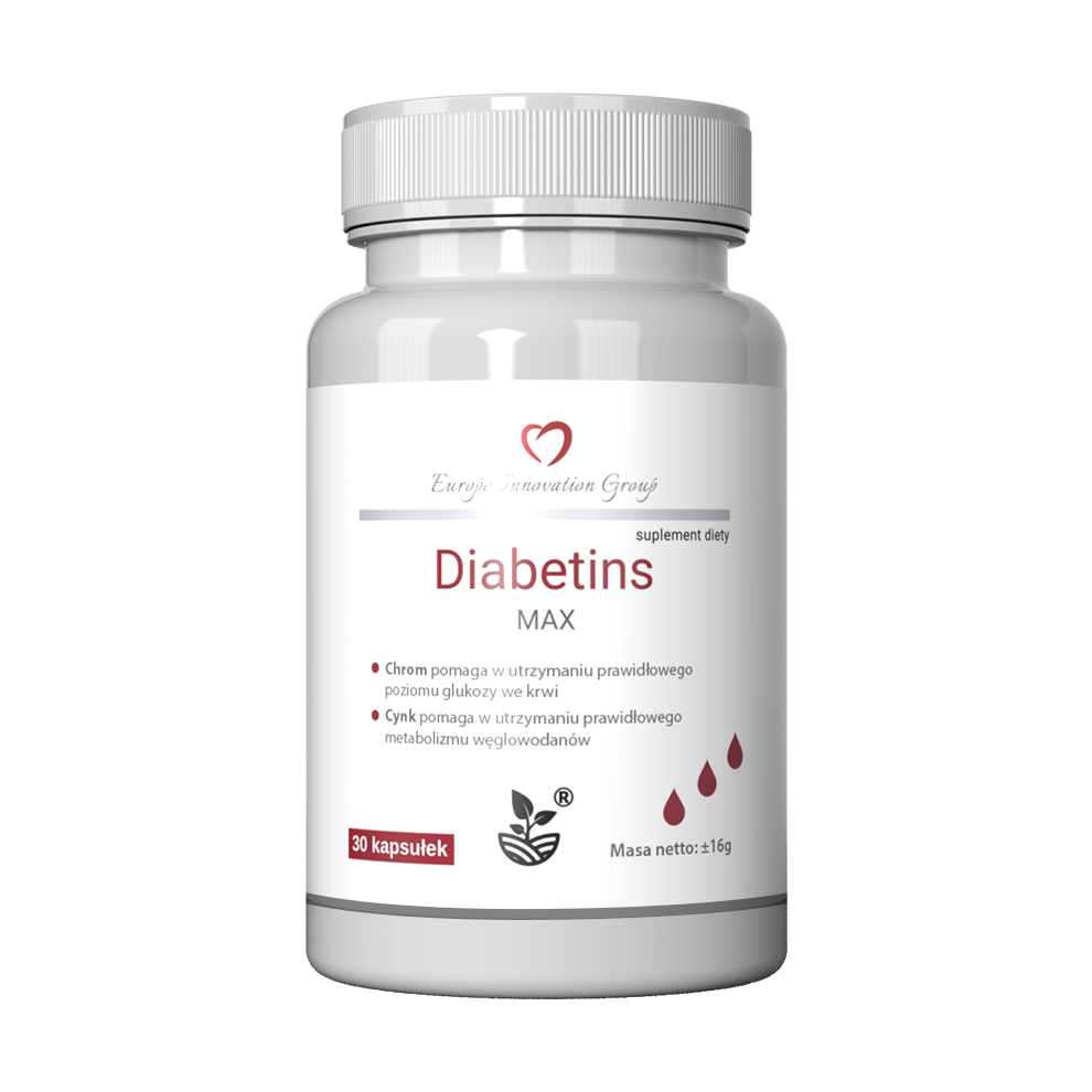 White Diabetins Max Dietary Supplement - Capsules With Chromium, Mulberry And Zinc 30 Pcs. - All Herbals