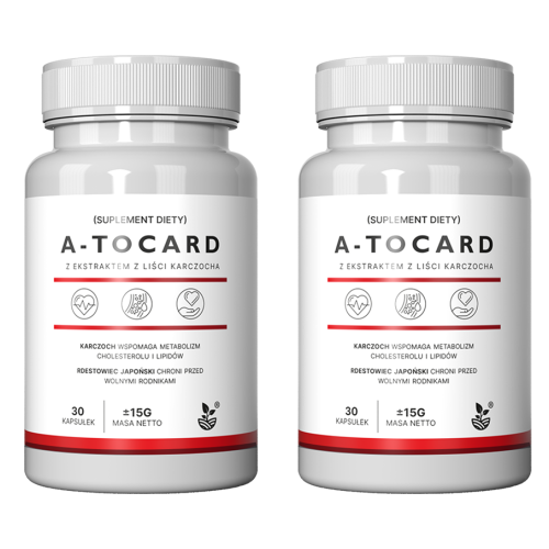Complemento alimenticio A-tocard alcachofa cápsulas 60 unid.