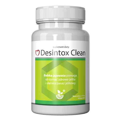 Desintox CLEAN - Φυτικές κάψουλες αποτοξίνωσης με μελιτζάνα, Chasteberry και γογγύλι (30 τμχ).