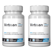 VIRTISAN: Suplemento masculino com Muira Puama, Maca e Ginkgo 60 cápsulas