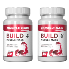 Muscle Gain - cápsulas de massa muscular - 60 cápsulas.