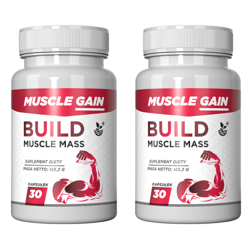 Muscle Gain - spiermassa capsules - 60 capsules.