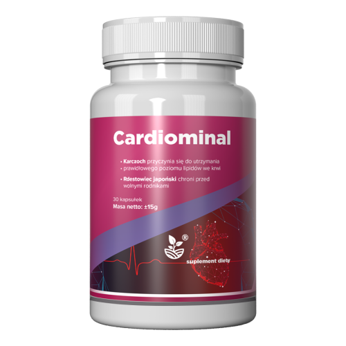 Complemento alimenticio Cardiominal con extracto de alcachofa - 30 cápsulas
