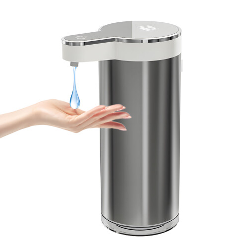 Contemporary metal Automatic Soap Dispenser Quick 0 25s-White
