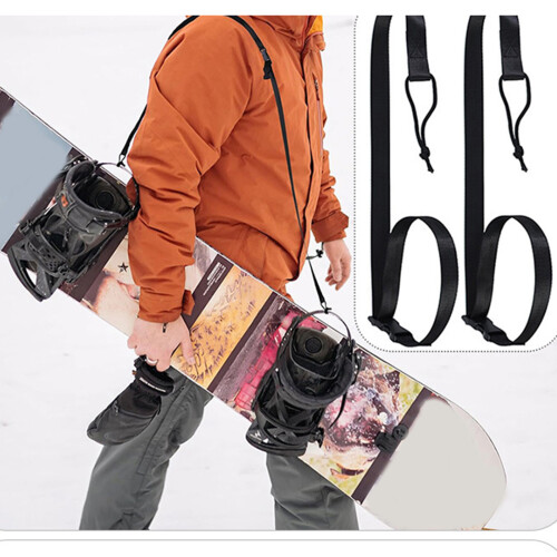 2Pcs Snowboard Carry Strap With Easy Setups Design Snowboard 1