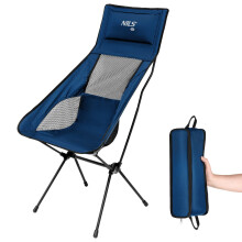 Sedia pieghevole, ultraleggera, blu scuro, portatile