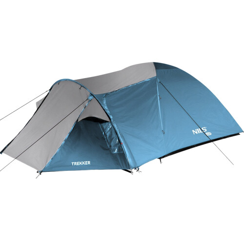 Tenda da campeggio, blu-grigio, 2 persone, leggera