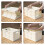 Faltbare Campingbox mit Deckel, 15L, Weiß 1