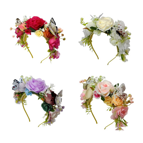 Soft Fabric Hair Accessory Vibrant Colo Headpiece For Various-3 1