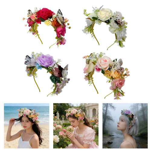 Soft Fabric Hair Accessory Vibrant Colo Headpiece For Various-3 2