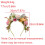 Soft Fabric Hair Accessory Vibrant Colo Headpiece For Various-3 4