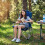 Tourist Chair, Foldable, Blue, Lightweight 2
