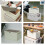 Faltbare Campingbox mit Deckel, 15L, Weiß 3