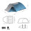 Tenda da campeggio, blu-grigio, 2 persone, leggera 2