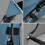 Tenda da campeggio, blu-grigio, 2 persone, leggera 3