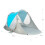 Tenda da spiaggia pop-up, blu, protezione UV 3
