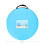 Tenda da spiaggia pop-up, blu, protezione UV 4