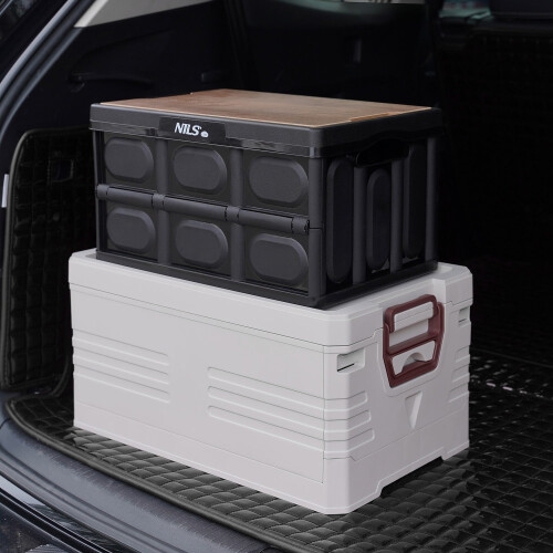 Faltbare Campingbox mit Deckel, 20L, 2-in-1 2