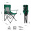 Sedia da campeggio pieghevole, verde-nero 3