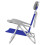 Folding Tourist Chair, Blue-Gray, Compact Design 7