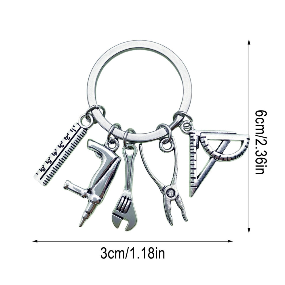 Mini Multitool Keychain With Saw Screwdriver Wrench 9301715830366