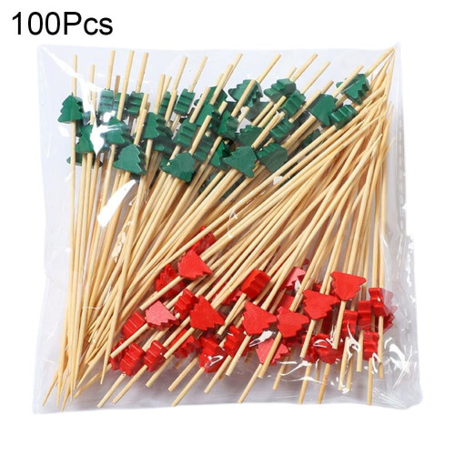 100 st. bambu julcocktailpinnar