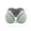 Cuscino da viaggio per il collo a forma di U in memory foam verde chiaro 1