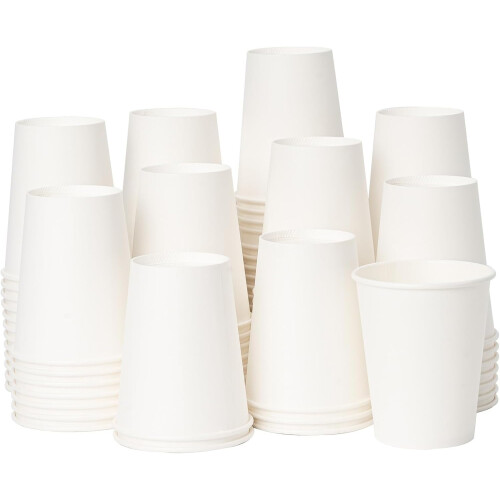 225 g engångspappersmuggar, 500-pack