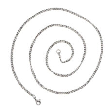Herenketting van roestvrij staal, 3 mm, 60 cm