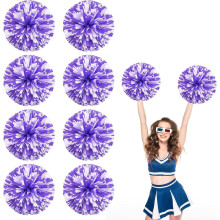 8 fémes pompon, 30 cm-es gyűrűs kivitelben