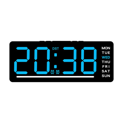 Réveil numérique LED avec affichage de la date et de la température