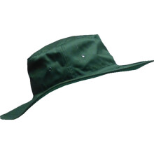 (L, Green) Kookaburra Wide Brim Cricket Bucket Hat