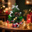 Red and Black Checkered Mini Christmas Tree 20cm 4