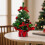 Red and Black Checkered Mini Christmas Tree 20cm 5