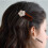 Franse handgemaakte acetaat bloem haarclip 2