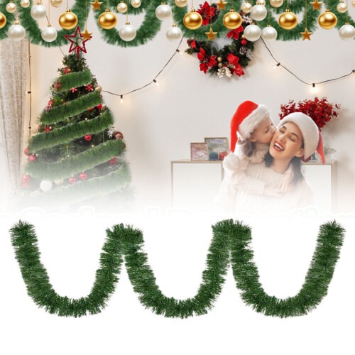 16 ft Non-Lit Green Artificial Christmas Garland 1