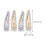 Κλιπ μαλλιών Pearl Barrette 4 τεμαχίων για γυναίκες 2