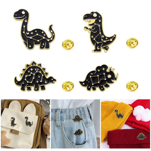 Dinosaur Stjernetegn Broche Legering Reversnål 1