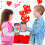 Valentinstagskarten für Kinder im Einmachglas-Design, 48er-Pack 4